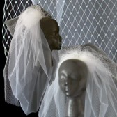 Embellished Fountain Veil
