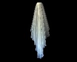 Sunbeam Veil w/ Scattered Pearls