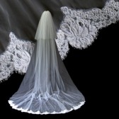 Classic Veil w/ Alencon Lace
