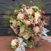 victorian peony bouquet and boutonniere set