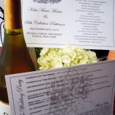 Vintage Vineyard Wedding Program