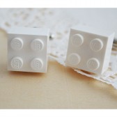 White Lego Cufflinks