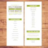 Printable Wedding Program