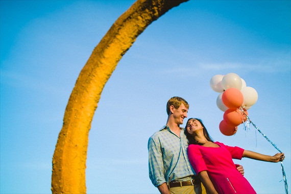fun north carolina engagement session