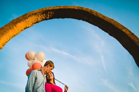 fun north carolina engagement session
