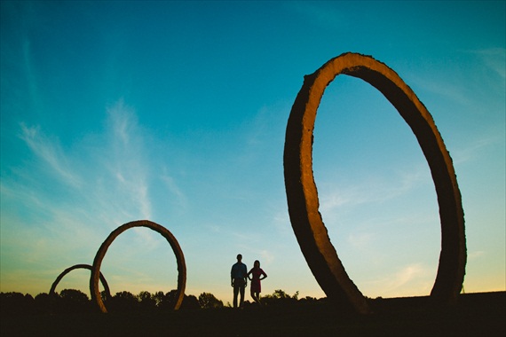 fun north carolina engagement session