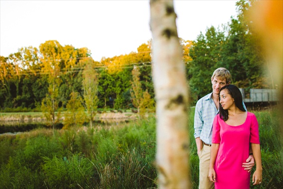 fun north carolina engagement session
