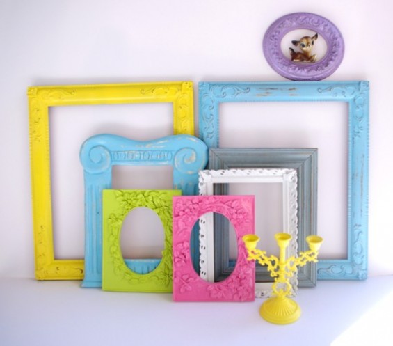 colorful ornate frames