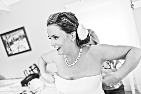 bride getting ready