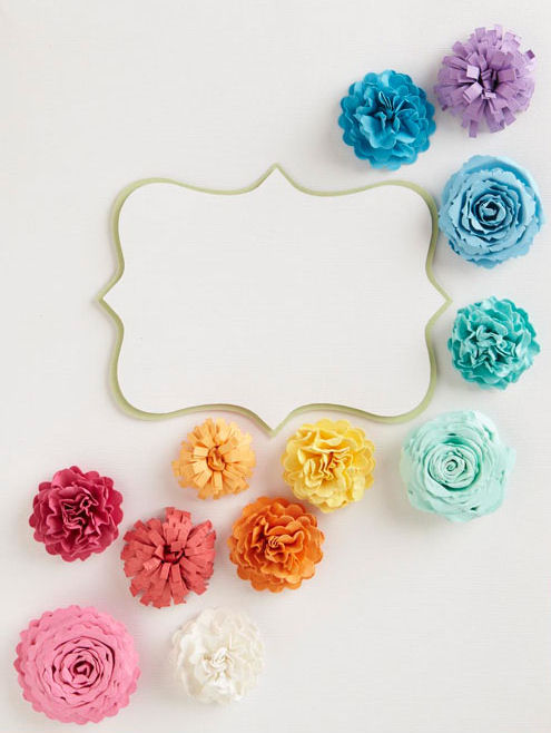 how to make paper flowers wedding. how to make paper flowers