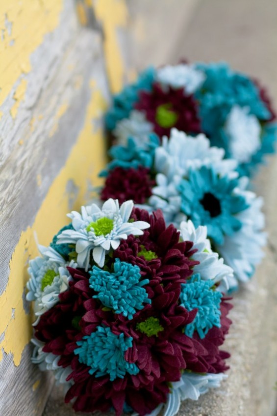 felt bridal bouquets