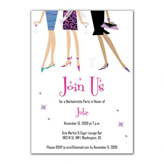 bachelorette party invites