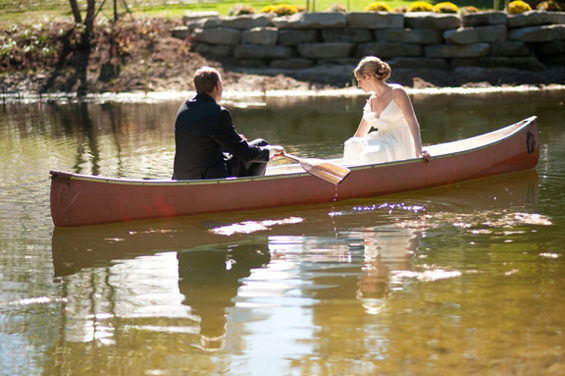 Their outdoor Michigan wedding was beautifully captured by Kelly Sweet from