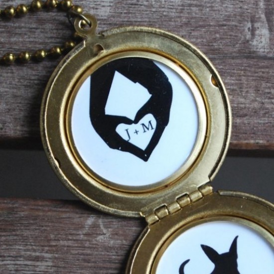 silhouette lockets