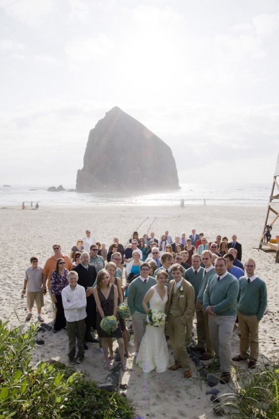 handmade beach wedding
