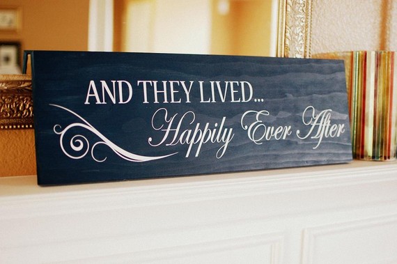 This wedding sign is a beautiful example of a handpainted sign the bride 