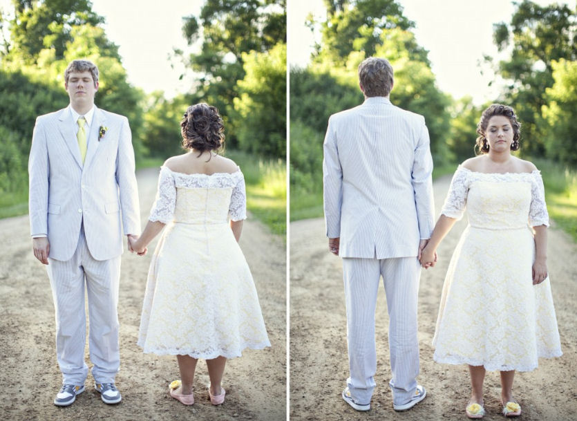 Vintage 50s Wedding Dress