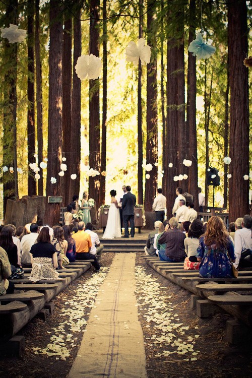 rustic wedding ceremony spotted at pinterest via simply by tamara nicole