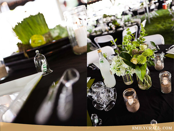 green wedding details