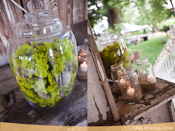 green wedding details