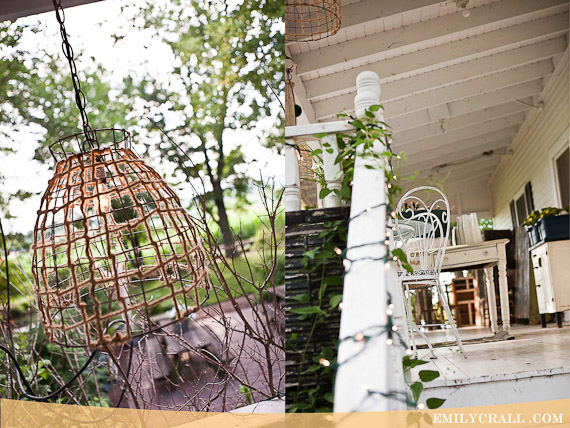 green wedding details