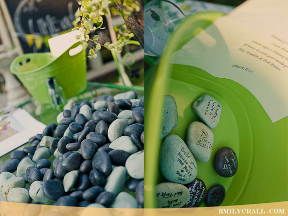 green wedding details