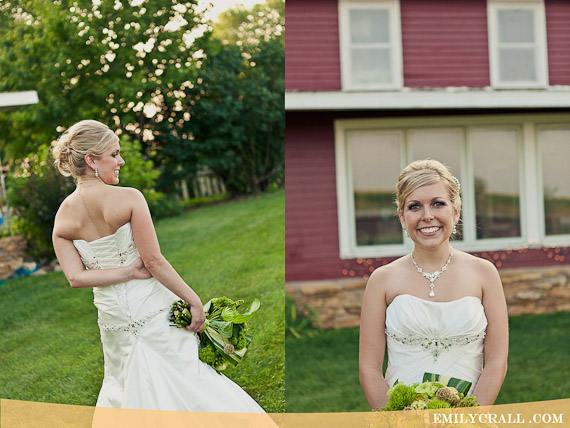 green wedding details
