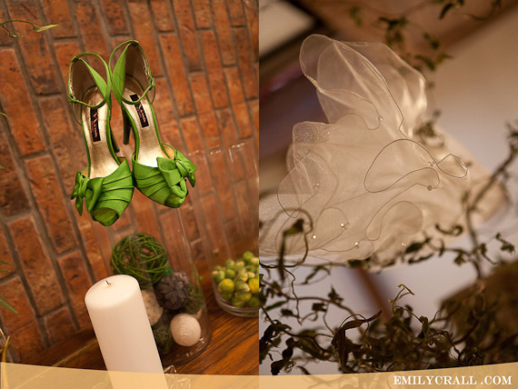 green wedding details