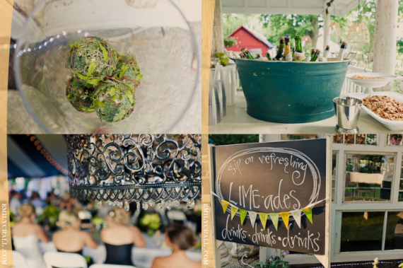 green wedding details