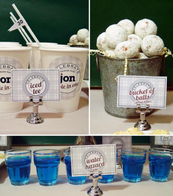 golf themed wedding