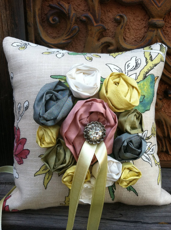 After your wedding day place your ring pillow on display in your love nest 