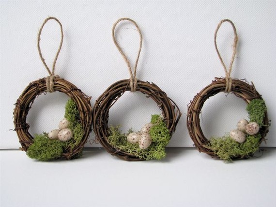 Rustic Wedding Favor Idea Bird Nest Ornament