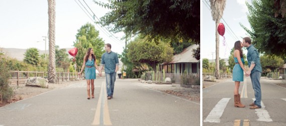 diy engagement shoot