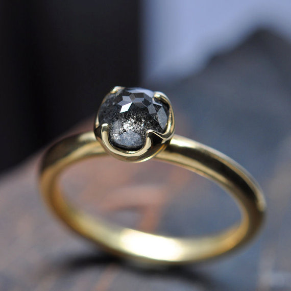 Wedding ring diamond alternatives