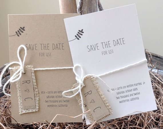 You may have seen burlap used in wedding decor tied around mason jars 