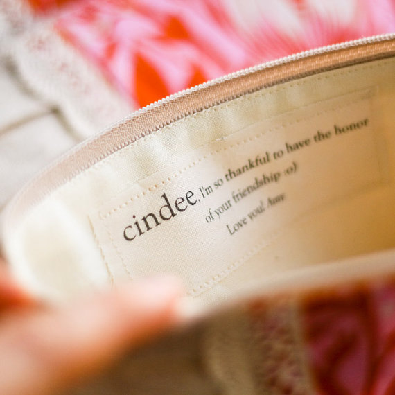 perfect bridesmaid clutch