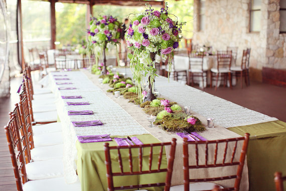 decorate wedding tables