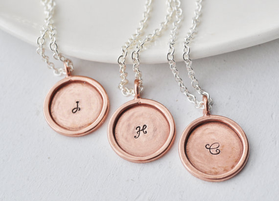 wax seal necklaces