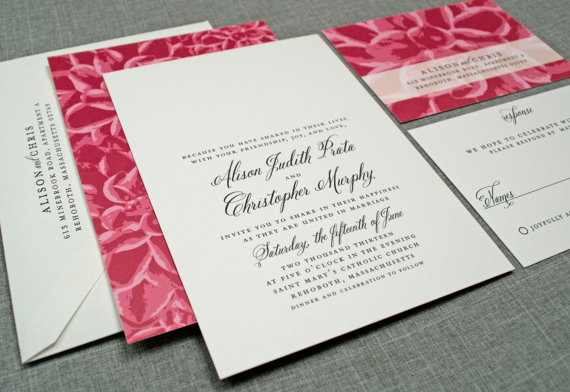 handmade wedding invitations