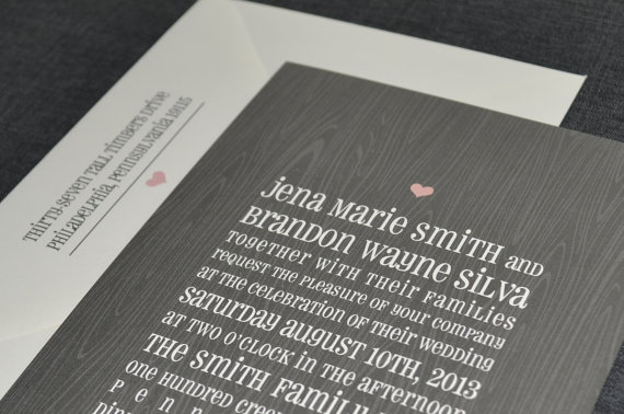 handmade wedding invitations