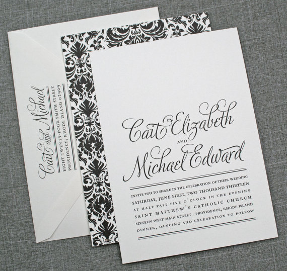 handmade wedding invitations