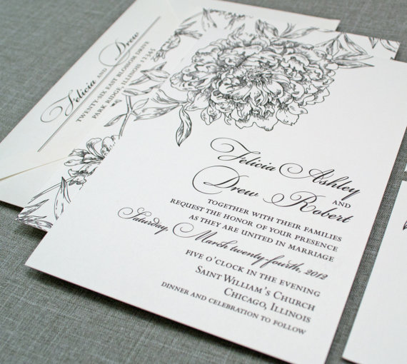 handmade wedding invitations