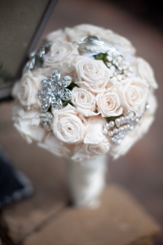 Brooches Bouquet Handmade Wedding Emmaline Bride