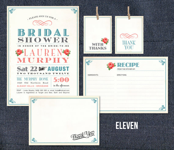 printable bridal shower invites