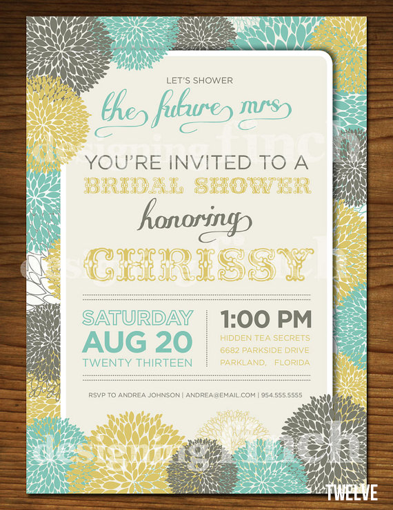 printable bridal shower invites