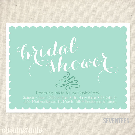 printable bridal shower invites