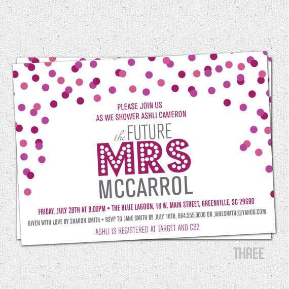 printable bridal shower invites