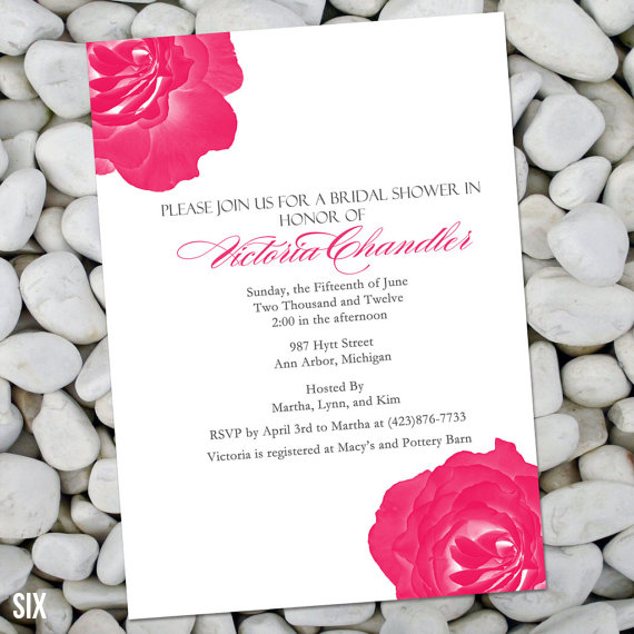 printable bridal shower invites