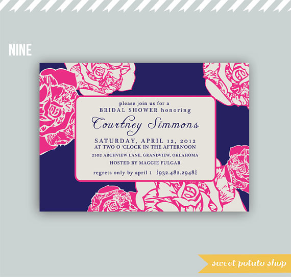 printable bridal shower invites