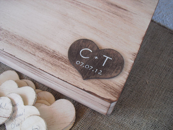 Today we're sharing a unique guest book alternative a guest book box 